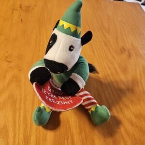 Chick-fil-A Christmas Cow Elf Plush Stuffed Animal Chikin Iz The Best Prezunt